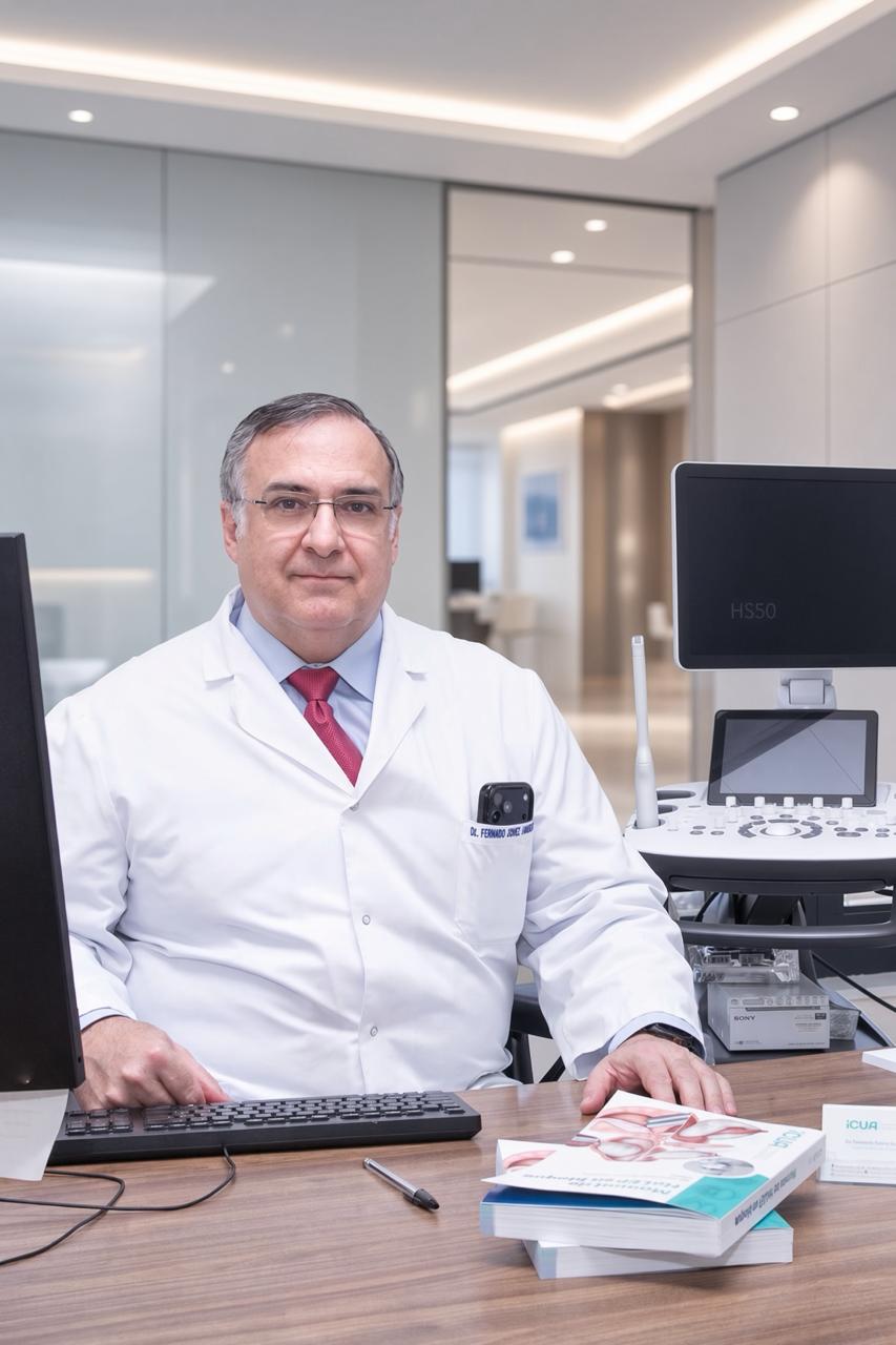 Dr Fernando Gómez-Sancha in consultation